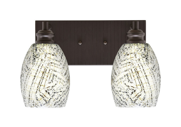 Toltec Lighting - 1162-ES-5054 - Two Light Bath Bar - Edge - Espresso
