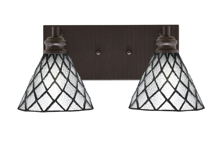 Toltec Lighting - 1162-ES-9185 - Two Light Bath Bar - Edge - Espresso
