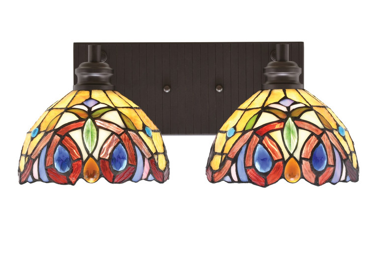 Toltec Lighting - 1162-ES-9445 - Two Light Bath Bar - Edge - Espresso