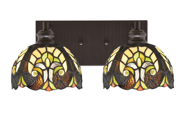 Toltec Lighting - 1162-ES-9945 - Two Light Bath Bar - Edge - Espresso