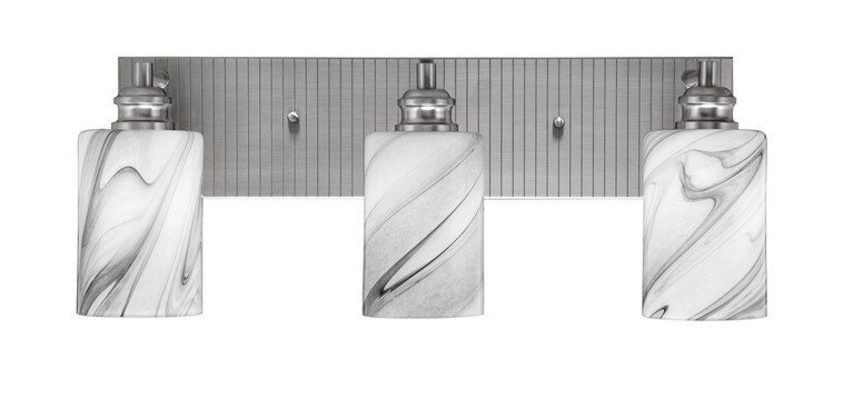 Toltec Lighting - 1163-BN-3009 - Three Light Bath Bar - Edge - Brushed Nickel