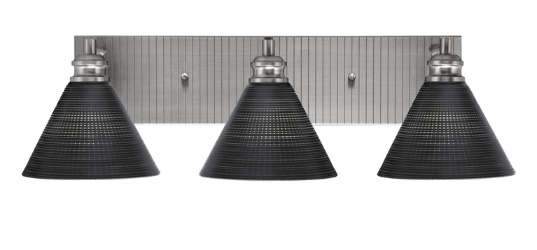 Toltec Lighting - 1163-BN-4059 - Three Light Bath Bar - Edge - Brushed Nickel