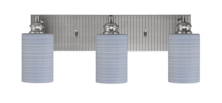 Toltec Lighting - 1163-BN-4062 - Three Light Bath Bar - Edge - Brushed Nickel