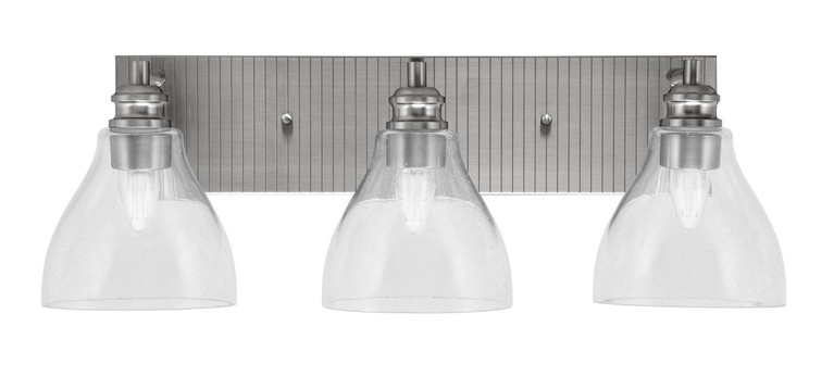 Toltec Lighting - 1163-BN-4760 - Three Light Bath Bar - Edge - Brushed Nickel