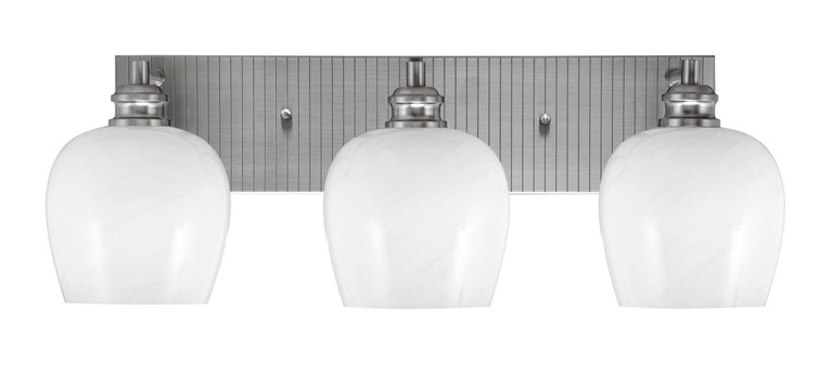 Toltec Lighting - 1163-BN-4811 - Three Light Bath Bar - Edge - Brushed Nickel