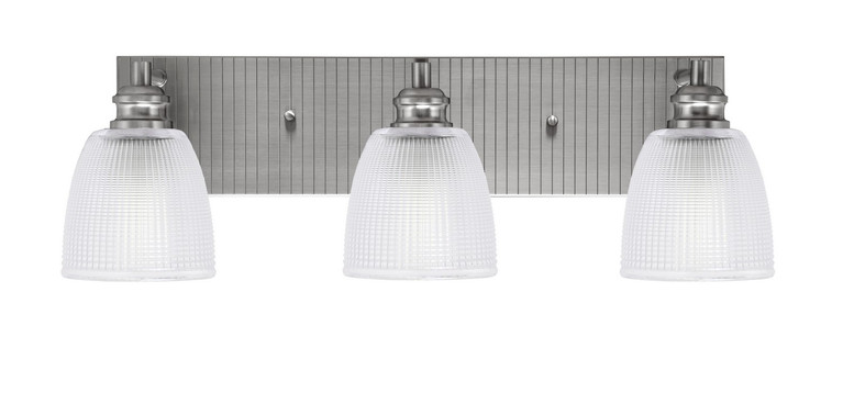 Toltec Lighting - 1163-BN-500 - Three Light Bath Bar - Edge - Brushed Nickel