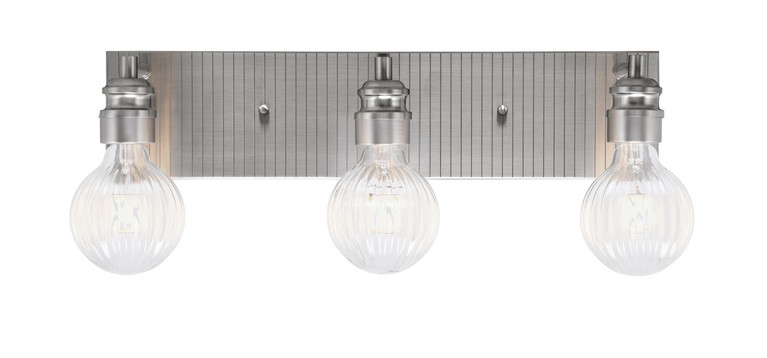 Toltec Lighting - 1163-BN-LED45C - Three Light Bath Bar - Edge - Brushed Nickel