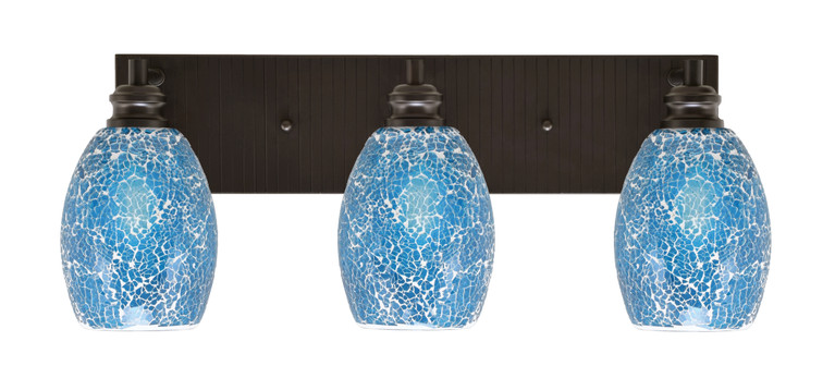 Toltec Lighting - 1163-ES-5055 - Three Light Bath Bar - Edge - Espresso