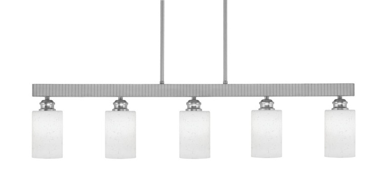 Toltec Lighting - 1185-BN-310 - Five Light Bar - Edge - Brushed Nickel