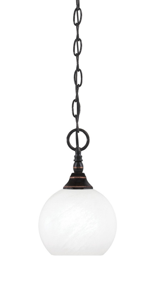Toltec Lighting - 11-BC-4101 - One Light Mini Pendant - Chain - Black Copper