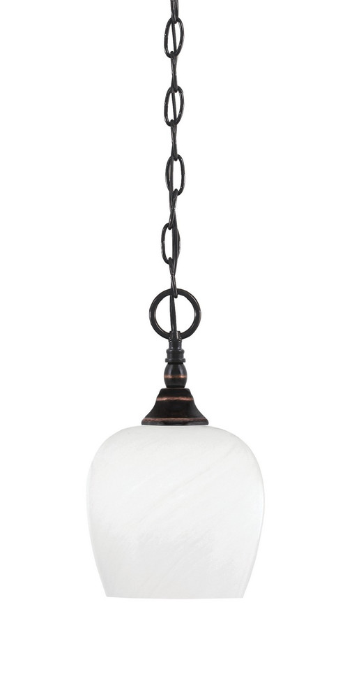 Toltec Lighting - 11-BC-4811 - One Light Mini Pendant - Chain - Black Copper