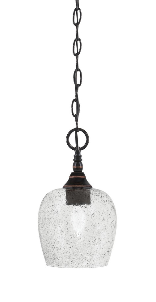 Toltec Lighting - 11-BC-4812 - One Light Mini Pendant - Chain - Black Copper