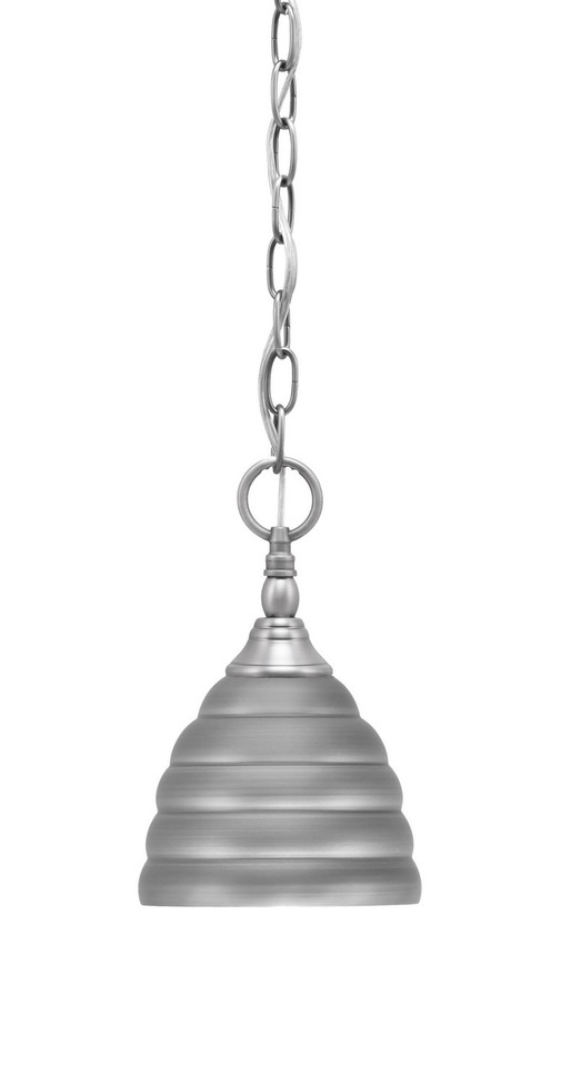 Toltec Lighting - 11-BN-425-BN - One Light Mini Pendant - Chain - Brushed Nickel
