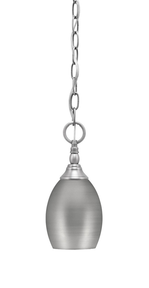 Toltec Lighting - 11-BN-426-BN - One Light Mini Pendant - Chain - Brushed Nickel