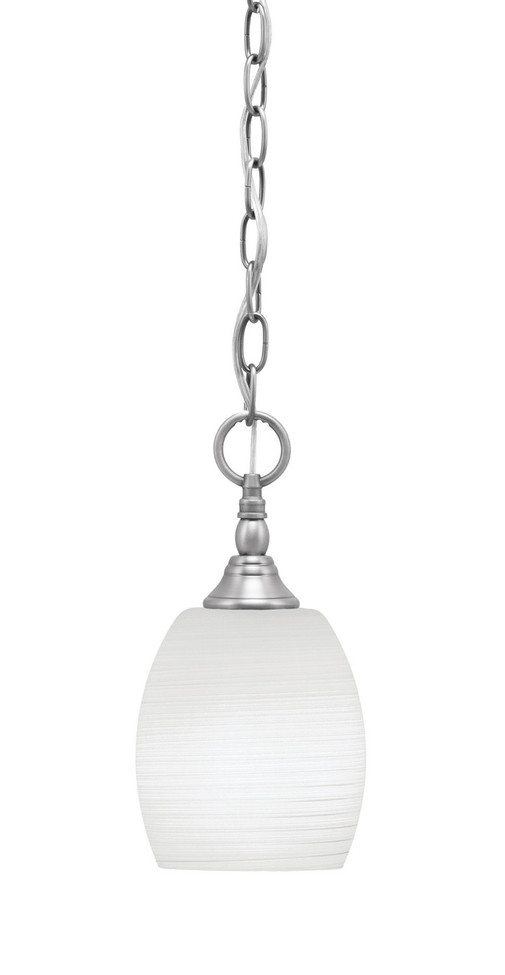 Toltec Lighting - 11-BN-615 - One Light Mini Pendant - Chain - Brushed Nickel
