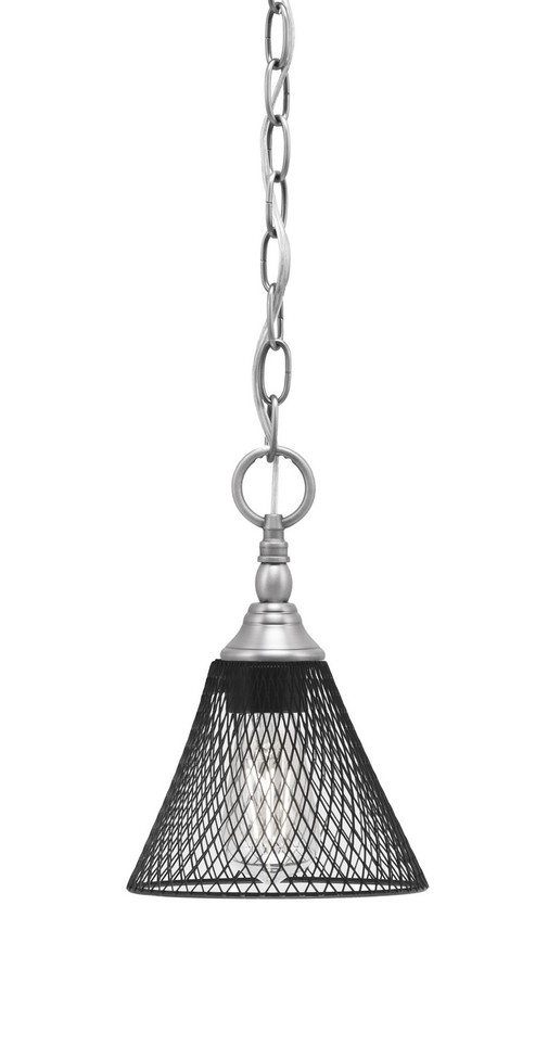 Toltec Lighting - 11-BN-805-MB - One Light Mini Pendant - Chain - Brushed Nickel