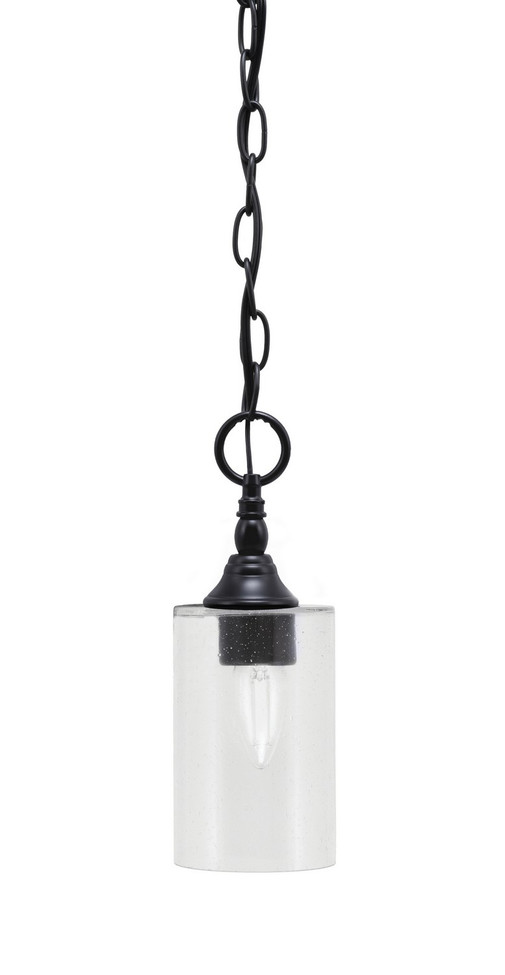 Toltec Lighting - 11-MB-300 - One Light Mini Pendant - Chain - Matte Black