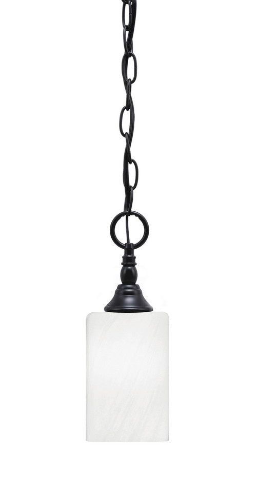 Toltec Lighting - 11-MB-3001 - One Light Mini Pendant - Chain - Matte Black