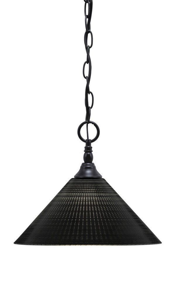 Toltec Lighting - 11-MB-4009 - One Light Mini Pendant - Chain - Matte Black