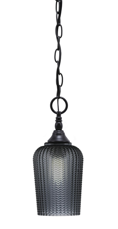 Toltec Lighting - 11-MB-4252 - One Light Mini Pendant - Chain - Matte Black