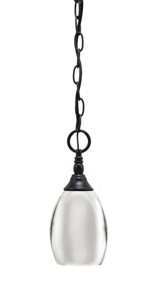 Toltec Lighting - 11-MB-426-CH - One Light Mini Pendant - Chain - Matte Black