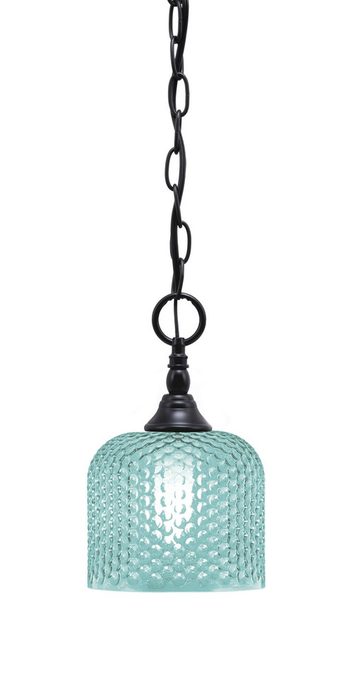 Toltec Lighting - 11-MB-4615 - One Light Mini Pendant - Chain - Matte Black