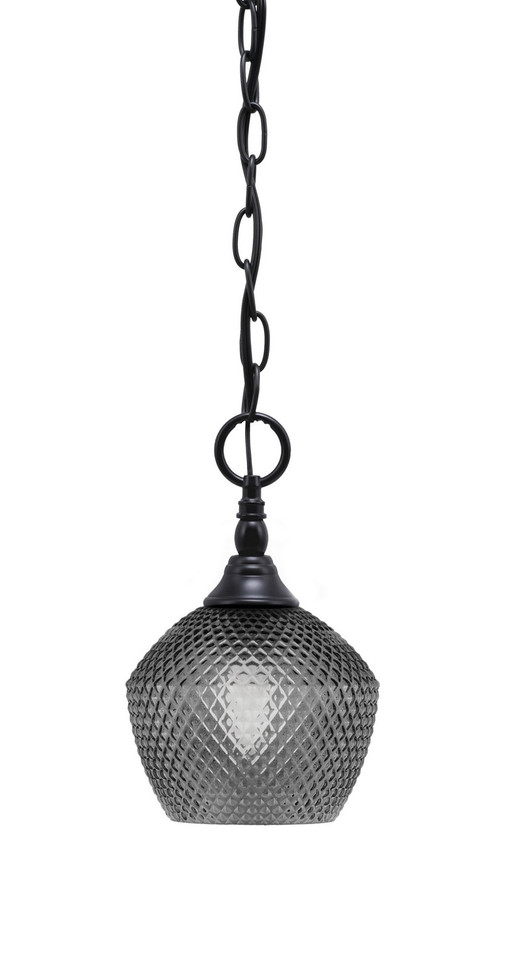 Toltec Lighting - 11-MB-4622 - One Light Mini Pendant - Chain - Matte Black