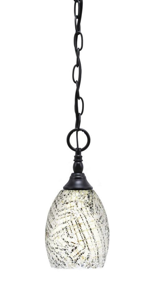 Toltec Lighting - 11-MB-5054 - One Light Mini Pendant - Chain - Matte Black