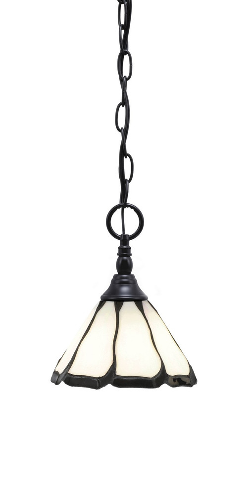 Toltec Lighting - 11-MB-9125 - One Light Mini Pendant - Chain - Matte Black