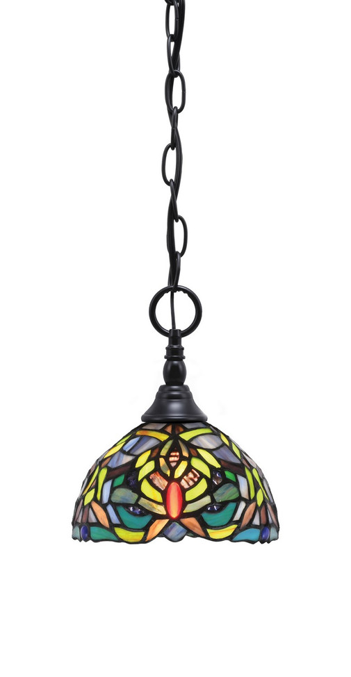 Toltec Lighting - 11-MB-9905 - One Light Mini Pendant - Chain - Matte Black