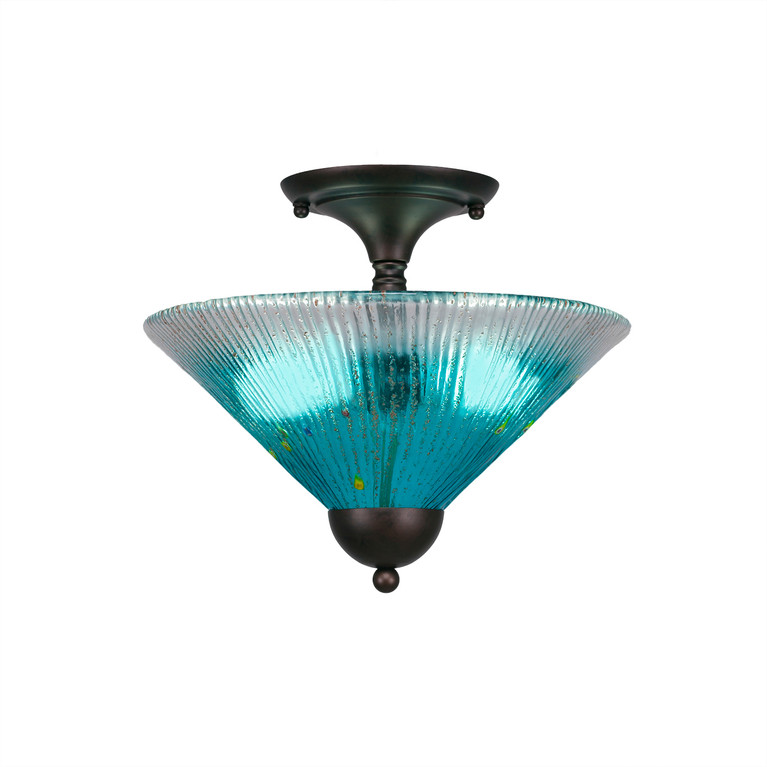 Toltec Lighting - 120-BRZ-448 - Two Light Semi-Flush Mount - Any - Bronze