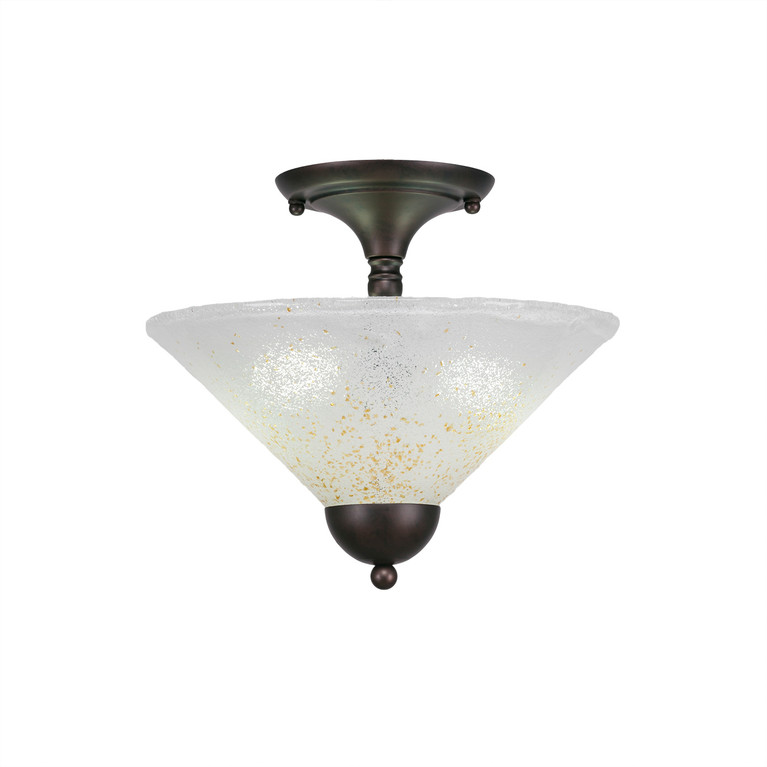 Toltec Lighting - 120-BRZ-702 - Two Light Semi-Flush Mount - Any - Bronze