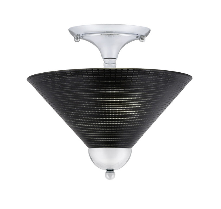Toltec Lighting - 120-CH-4009 - Two Light Semi-Flush Mount - Semi-Flushes - Chrome