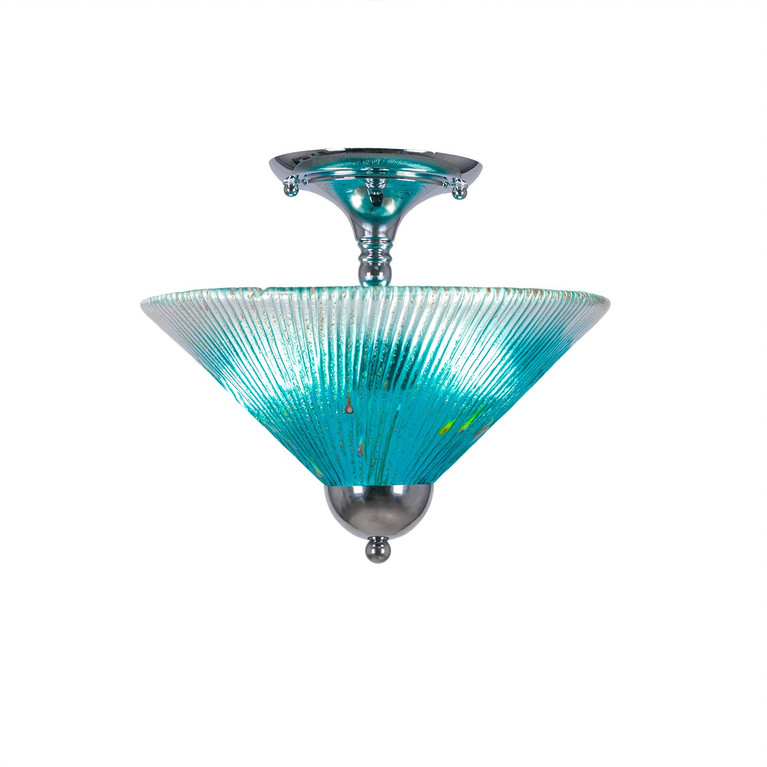 Toltec Lighting - 120-CH-448 - Two Light Semi-Flush Mount - Any - Chrome