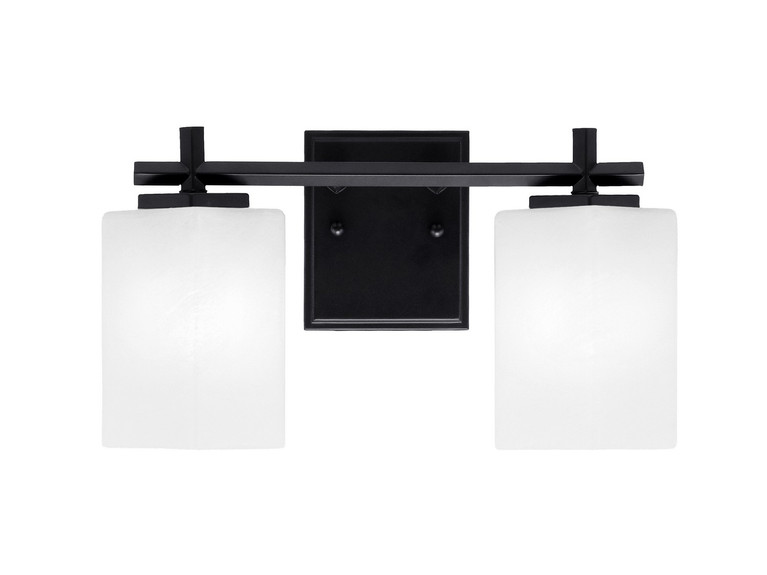Toltec Lighting - 1212-MB-541 - Two Light Bath Bar - Franklin - Matte Black