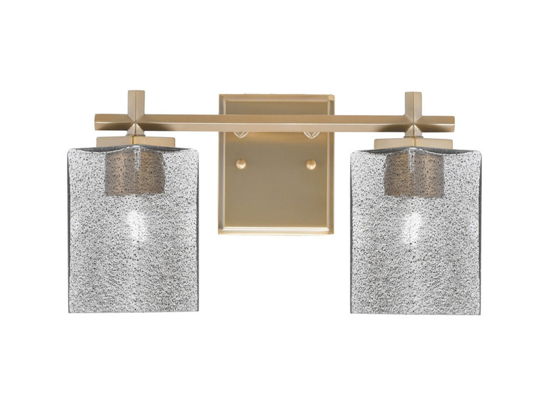 Toltec Lighting - 1212-NAB-542 - Two Light Bath Bar - Franklin - New Age Brass