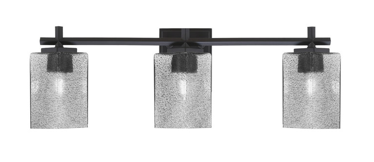 Toltec Lighting - 1213-MB-542 - Three Light Bath Bar - Franklin - Matte Black