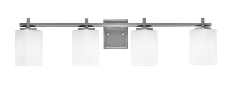Toltec Lighting - 1214-GP-541 - Four Light Bath Bar - Franklin - Graphite