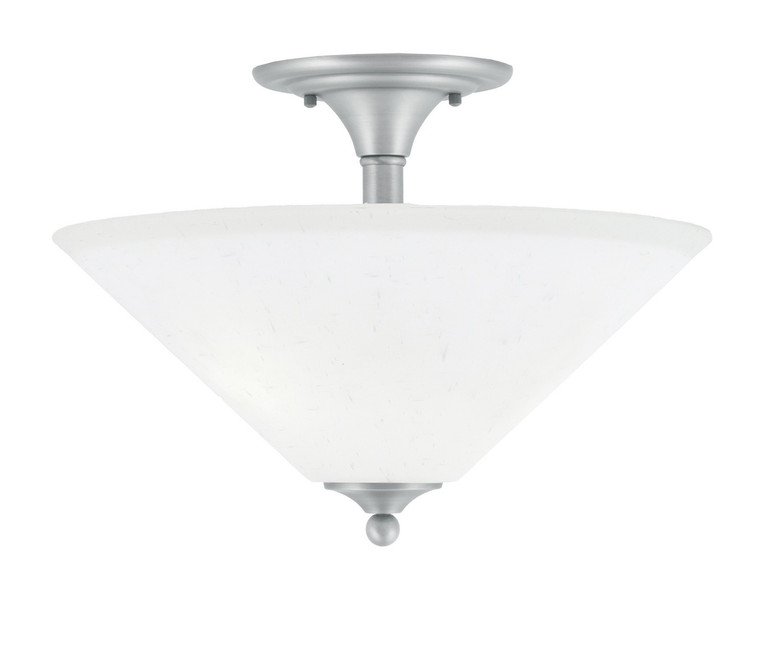 Toltec Lighting - 121-BN-318 - Two Light Semi-Flush Mount - Semi-Flushes - Brushed Nickel