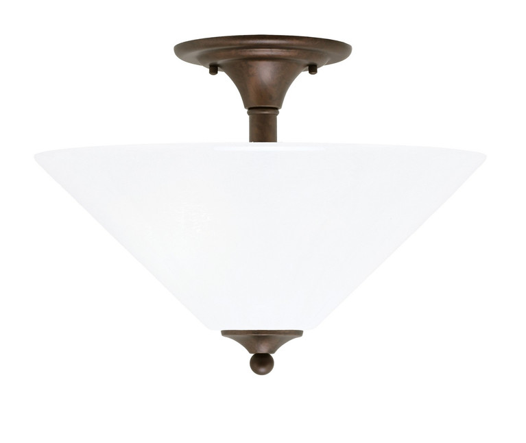 Toltec Lighting - 121-BRZ-2161 - Two Light Semi-Flush Mount - Semi-Flushes - Bronze