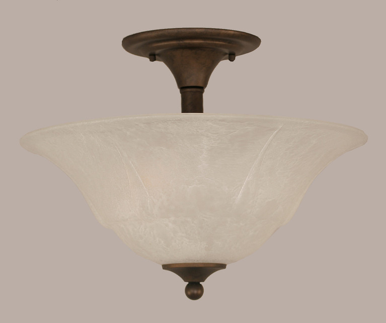 Toltec Lighting - 121-BRZ-53615 - Two Light Semi-Flush Mount - Any - Bronze