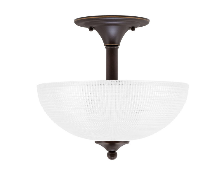 Toltec Lighting - 121-DG-540 - Two Light Semi-Flush Mount - Semi-Flushes - Dark Granite