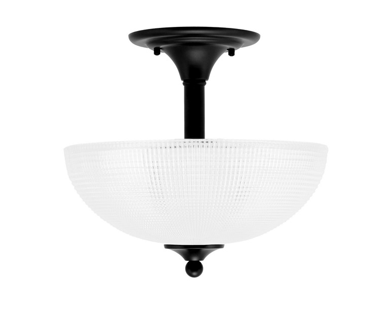 Toltec Lighting - 121-MB-540 - Two Light Semi-Flush Mount - Semi-Flushes - Matte Black