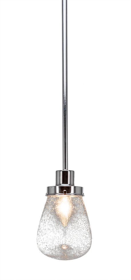 Toltec Lighting - 1230-CH-471 - One Light Mini Pendant - Meridian - Chrome