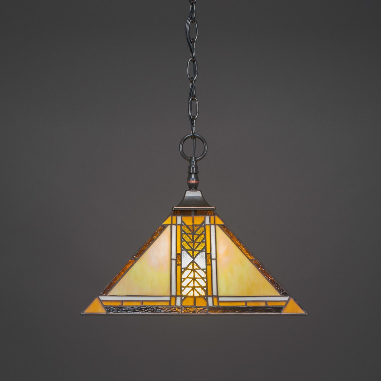 Toltec Lighting - 12-BC-986 - One Light Pendant - Any - Black Copper