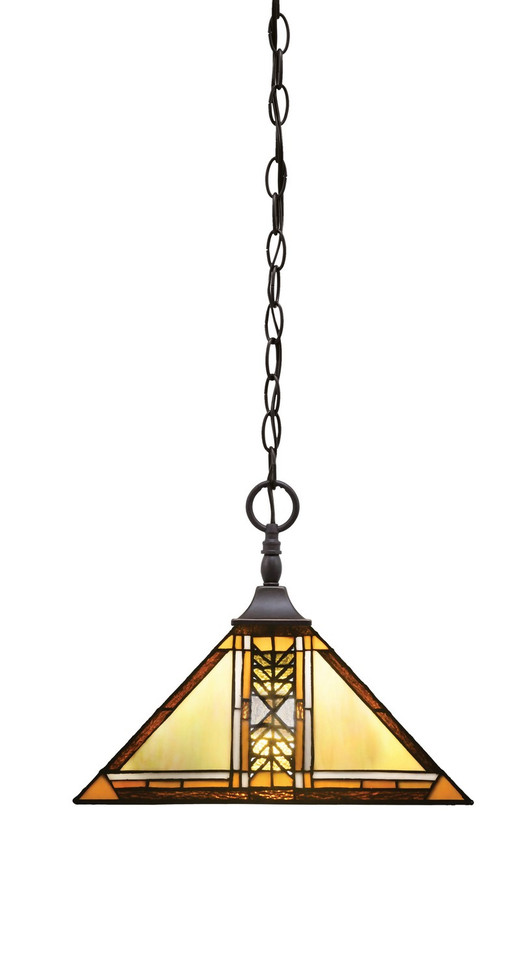 Toltec Lighting - 12-DG-986 - One Light Pendant - Any - Dark Granite