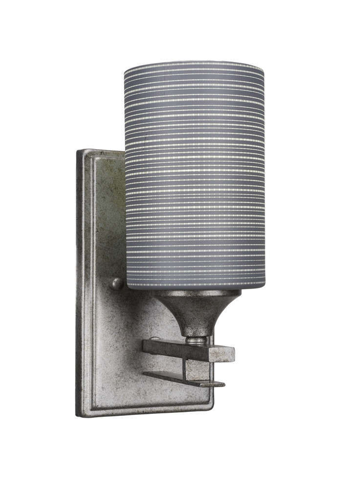Toltec Lighting - 131-AS-4062 - One Light Wall Sconce - Uptowne - Aged Silver
