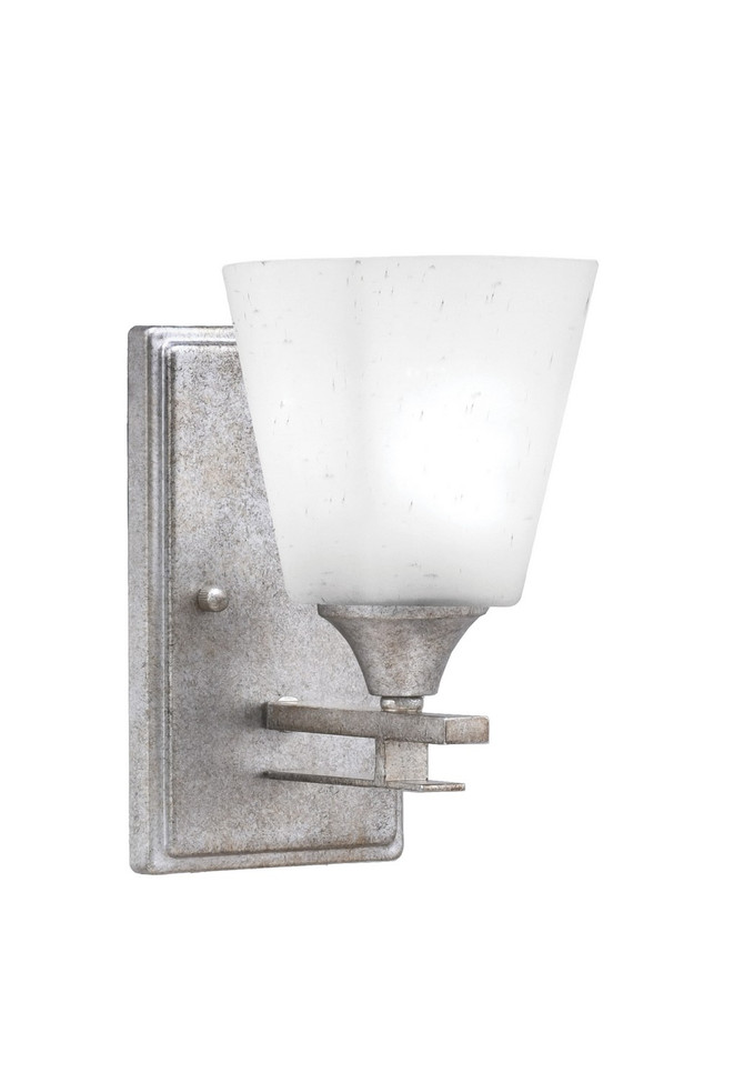 Toltec Lighting - 131-AS-460 - One Light Wall Sconce - Uptowne - Aged Silver