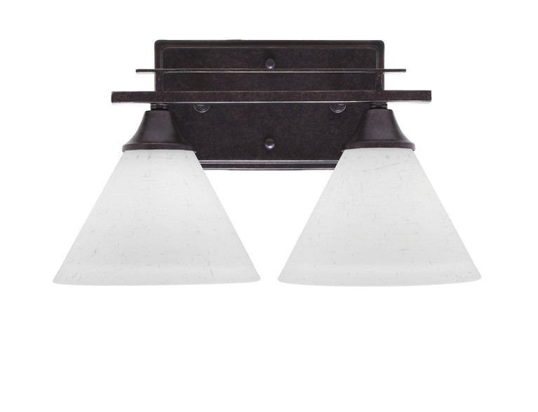 Toltec Lighting - 132-DG-312 - Two Light Bath Bar - Uptowne - Dark Granite