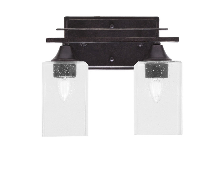 Toltec Lighting - 132-DG-530 - Two Light Bath Bar - Uptowne - Dark Granite